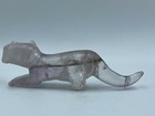 Old Antique Amethyst Quartz Tiger Figure Bead Pendant Ancient Pyu Culture Burma
