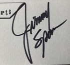Jimmy Spencer Personally Autographed Signed Nascar Card Racing Freeship