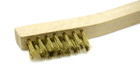 7-3 4  Welders Toothbrush Wire Scratch Brush - Brass