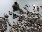 Bulk 1 Pound Vintage Tribal Findings Vintage Jewelry Charms Pendants  19424 