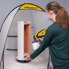 Smooth Rotation Round Paint Spraying   Sculpting Turn Table