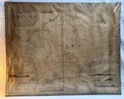 1819 Blachford   Co    new Chart Of The North Sea    Antique Nautical Map Linen Back