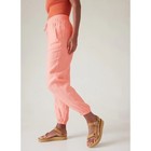 Athleta Retreat Linen Joggers  Coral  new  10