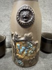 Vintage 1970 Pacific Stoneware B Pottery Wine Vin Carafe Pitcher Decanter 4 Cups