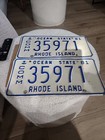 1981 Rhode Island License Plate Set 35971