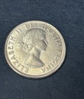 1959 Canadian 50 Cents Silver Coin 80  