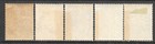 Indonesia Stamp  1958  Sc   468-72  5   Mint  Slightly Toned   Idn t-110-2