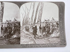 Ww1 Stereoview Card 3d Photo Belgian Soldiers Defend Yser Realistic Travels