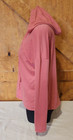 Long Sleeve Hooded Shirt Sz M Active Cutout Pullover Hoodie Stretch Rose Pink