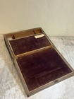 Anglo Indian Writing Slope Hand Carved Wood Detailed C1870 Antique  Rare