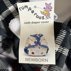 Rumparooz Newborn Cloth Diaper Cover Plaid Black Red White Lot Of 5