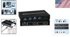 2 In 1 Hdmi Kvm Switch With Usb 3 0 Ports  Ideal For Dual Computer Workspaces