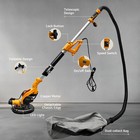 Foldable Drywall Sander  950w 800-2100rpm Disc Sander With Foldable Handle