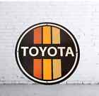 Toyota Porcelain Enamel Heavy Metal Sign 42 Inches Double Side