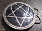Him Heartagram Belt Buckle Ville Valo Bam Margera H i m Logo