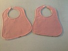 New Handmade Flowers And Sweets Large Waterproof Baby Girl Bib