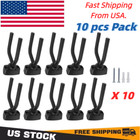 10 Pcs Pack Guitar Hangers Hook Holder Wall Mount Hanger Display Instrument