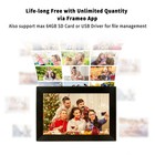 New 10 1  Digital Smart Picture Frame With Wifi  Hd Ips Screen  32gb Storage