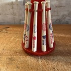 Vintage Louisville Slugger Mlb Baseball Mini Bat Bank  6 Extra Bats