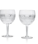 Baccarat Crystal Margarita Martha Stewart nancy Gin Wine Glass Set 2  590 Nib