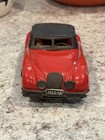 Vintage 1950 s Tin Friction Powered  Red Jaguar Xk150 Coupe