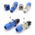 Powercon Cable End Power Out  Sac3fca  Zac3mpa-wp Rated 20a 250v  ac  Ip65