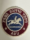 Vintage Post Office Dept Usa Mail Carrier Embroidered Cloth 3    Patch