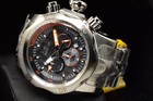 Invicta Venom Mutant Men s 54mm Black Dial Quartz Chronograph Steel Tone Watch