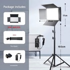 Led Photo Video Studio Light Dimmable Bi-color 3200k-5600k Continuous Lighting