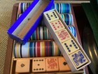 Royal Roulette Game In Leather Case Crisloid Handle Vtg