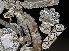 Antique  Lace- Circa  1900  11 Lace Pieces For Crafts  Etc