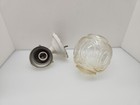 Vintage Antique Light Fixture Reclaimed-clear Glass Globe-retro Mcm