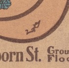 P C Darrow Nov 1899 Original Calendar  Japanese Inspired Chicago Paper Ephemera