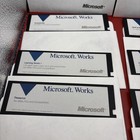 Vtg Microsoft Works 5 25    Floppy Disk Lot Ibm Pc Dos Software Untested