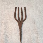 Antique Fjsh  Eel Spear Wrought Iron  Used And As Is  