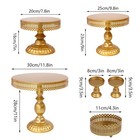12 Pcs Cake Stands Iron Cupcake Holder Fruits Dessert Display Plate For Wedding