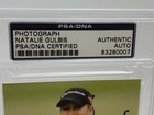 Natalie Gulbis Psa Auto Signed Custom Larger Photo 3x5 5  Lpga Tour Pro Golfer