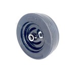  10 x 3 25  Finish Mower Wheel -solid Molded Tire - Fits 1  Axle   Free Shipping