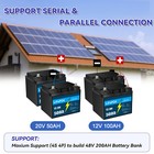 12v Lifepo4 Battery 50ah 30ah 20ah 10ah Deep Cycle Bms For Rv Trolling Motor
