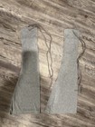 Women s Gray Lace Up Slouchy Leg Warmers