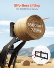 Vevor 49  Hay Spear Bale Spears Skid Steer Loader Tractor Attachment 1600lbs