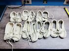 Vintage 70s Handmade  Moccasins     7 Pairs    