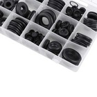 180pcs Rubber Grommet Assortment Kit Set Firewall Hole Electrical Wiring Gasket