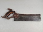 Rare Vintage 10  Henry Disston   Sons Backsaw Hand Saw Made For J b  Hunter   Co