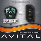 New Avital 7147l 4-button 1-way Remote Control For The Discontinued Avital 474l