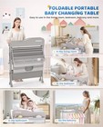 Baby Changing Table  Versatile Folding Changing Table  Waterproof Diaper Changin
