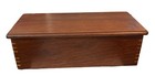 Kalmar Designs Teak Wood Cd Holder Mid-century Modern Storage Box Eject Buttons