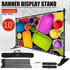 10 x 8  Banner Stand Adjustable Expanding Trade Show Display Backdrop Heavy Duty