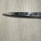 Vintage 70s Singer Sewing Scissors   507 Chrome Finish  7  Made In Holland
