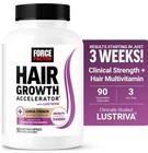 2 Bottles Force Factor Hair Growth Accelerator Capsules  180 Count Free Shipping